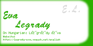 eva legrady business card